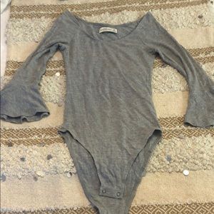 Abercrombie Ribbed Knit Long sleeve Body suit